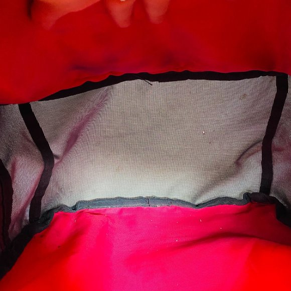 Adidas Load Spring Stipes Backpack School Bag Gray Pink Orange Blue - Picture 4 of 13